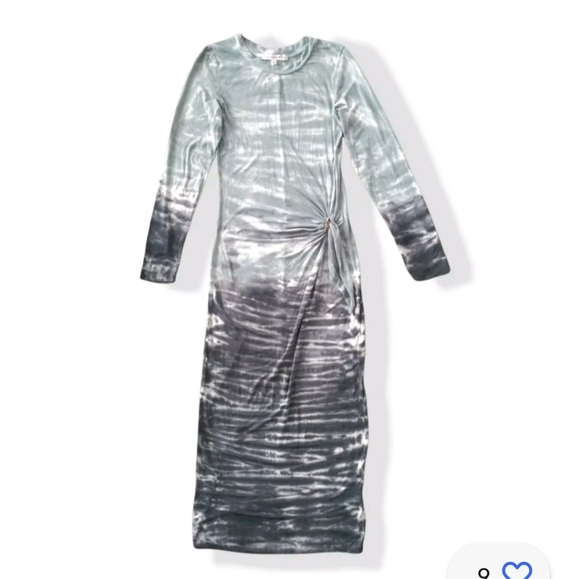 knee length dresses for ladies Women's Dax Midi Dress in Shiitake Nexus Wash by Yfb